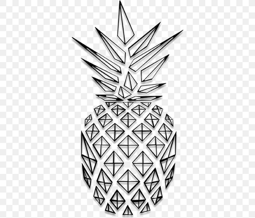 Pineapple Food, PNG, 362x702px, Pineapple, Art, Black, Black And White, Decal Download Free