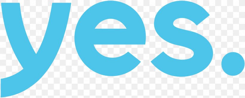 Yes Logo Satellite Television Brand, PNG, 1280x512px, Yes, Agencja Interaktywna, Aqua, Azure, Blue Download Free