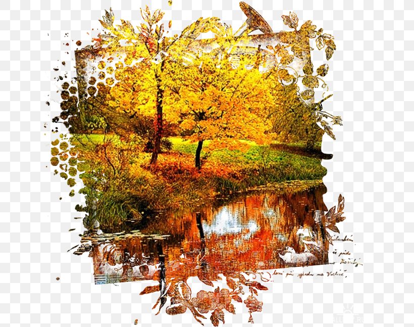 Autumn Desktop Wallpaper Digital Image, PNG, 645x647px, Autumn, Art, Branch, Chart, Computer Download Free