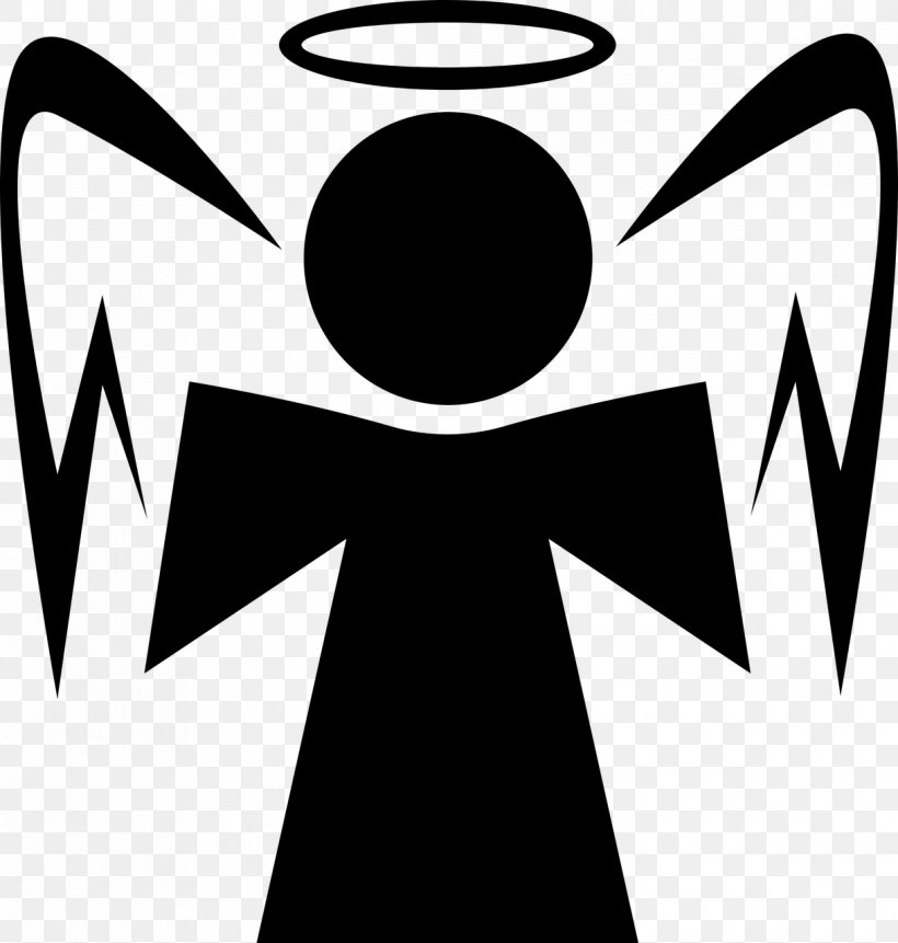Guardian Angel White Angel Symbol Clip Art, PNG, 1219x1280px, Angel, Black, Black And White, Brand, Fictional Character Download Free
