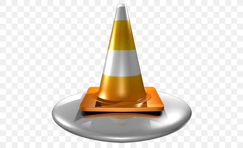 VLC Media Player Computer Software Download, PNG, 500x500px, Vlc Media Player, Computer Software, Cone, Filehippo, Media Player Download Free