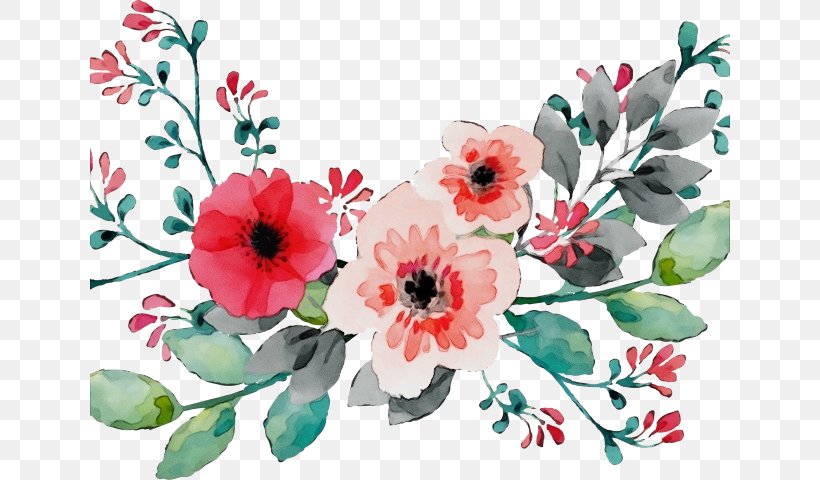 Wedding Watercolor Floral, PNG, 640x480px, Watercolor, Anemone, Artificial Flower, Blossom, Bouquet Download Free