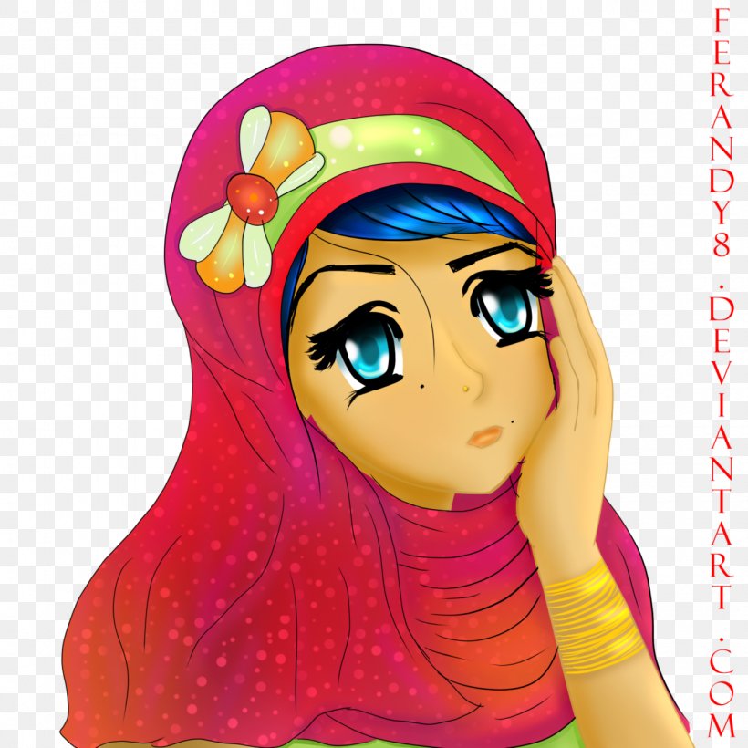 Cartoon Muslim Islam Animaatio, PNG, 1280x1280px, Watercolor, Cartoon, Flower, Frame, Heart Download Free