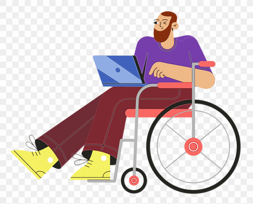 Cartoon Wheelchair Angle Line Furniture, PNG, 2500x2020px, Wheelchair, Angle, Behavior, Cartoon, Furniture Download Free