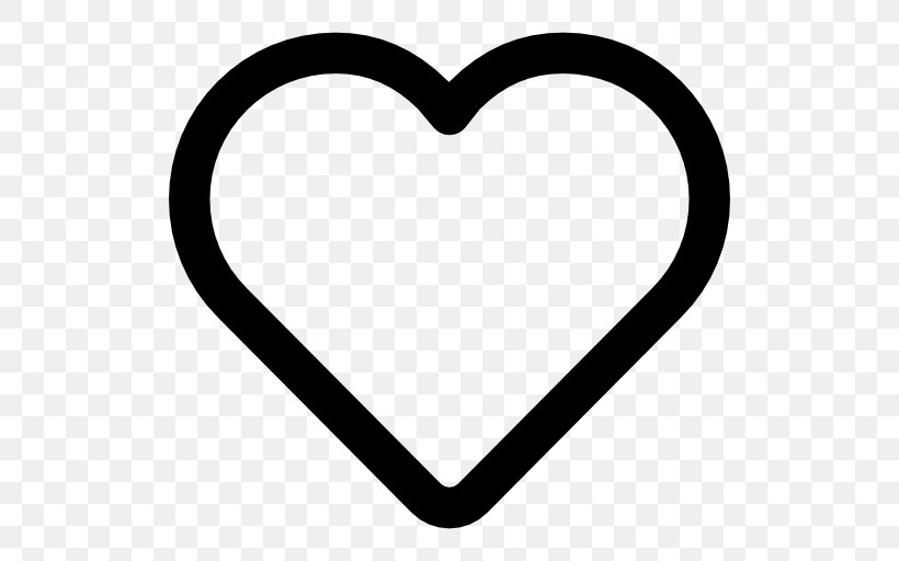 Heart, PNG, 512x512px, Heart, Black And White, Body Jewelry, Love, Openoffice Draw Download Free