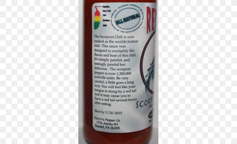 Trinidad Moruga Scorpion Salsa Trinidad Scorpion Butch T Pepper, PNG, 500x500px, Moruga, Capsicum, Capsicum Annuum, Chili Pepper, Chili Sauce Download Free