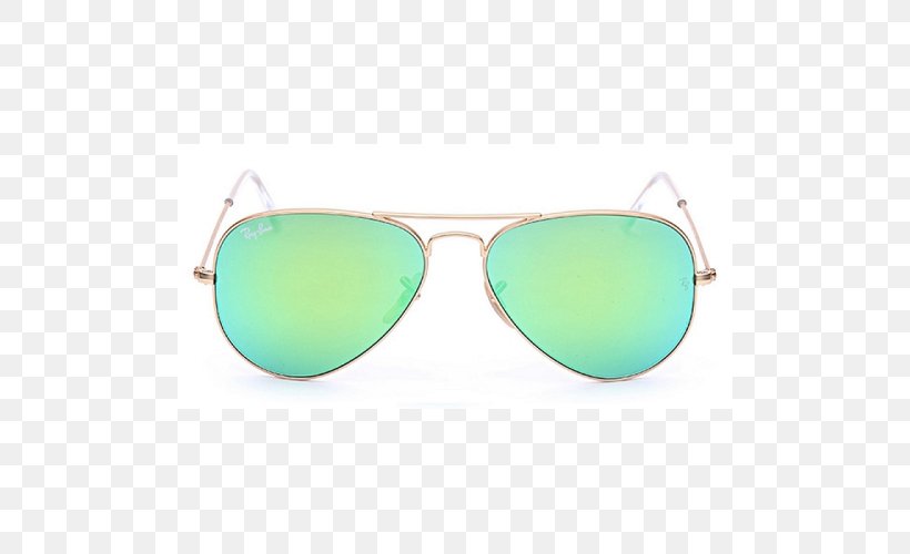 Aviator Sunglasses Ray-Ban Aviator Flash, PNG, 500x500px, Sunglasses, Aqua, Aviator Sunglasses, Brand, Clothing Download Free