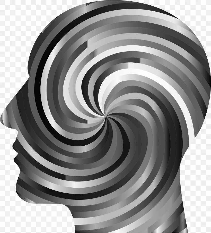 Clip Art, PNG, 2098x2314px, Hypnosis, Black And White, Hypnotic Head, Logo, Pdf Download Free