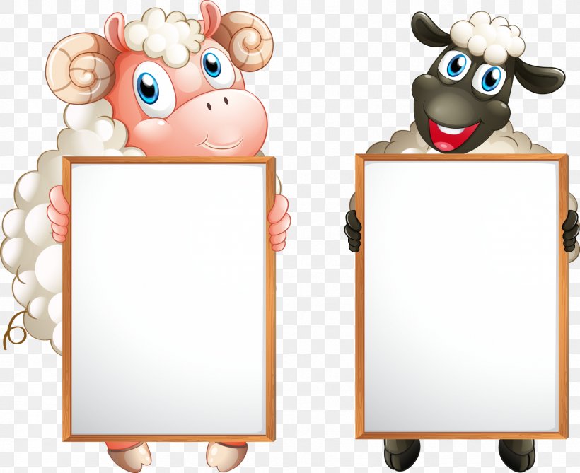 Sheep Royalty-free Clip Art, PNG, 1765x1441px, Sheep, Cartoon, Drawing, Photography, Picture Frame Download Free