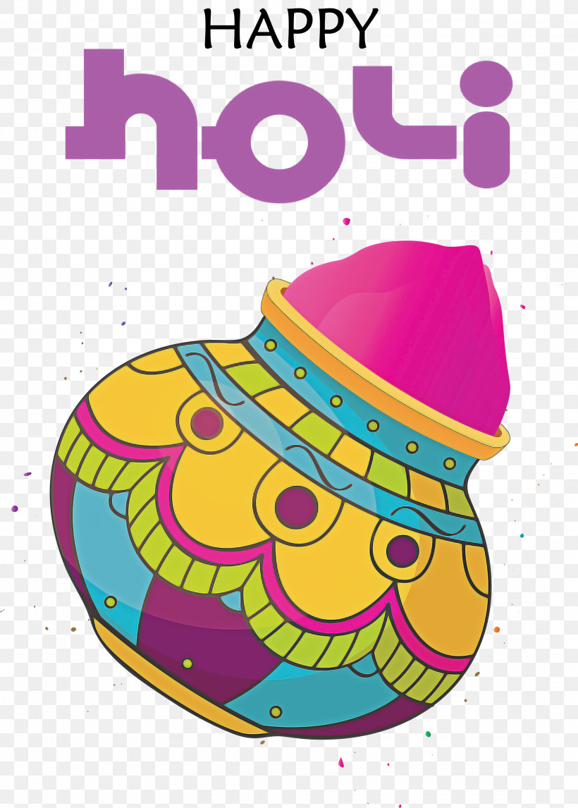 Happy Holi, PNG, 2145x3000px, Happy Holi, Calligraphy, Cartoon, Hat,  Headgear Download Free