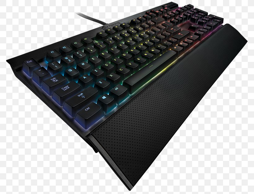 Computer Keyboard Corsair Gaming K55 RGB Computer Mouse Gaming Keypad RGB Color Model, PNG, 800x627px, Computer Keyboard, Backlight, Computer Accessory, Computer Component, Computer Hardware Download Free