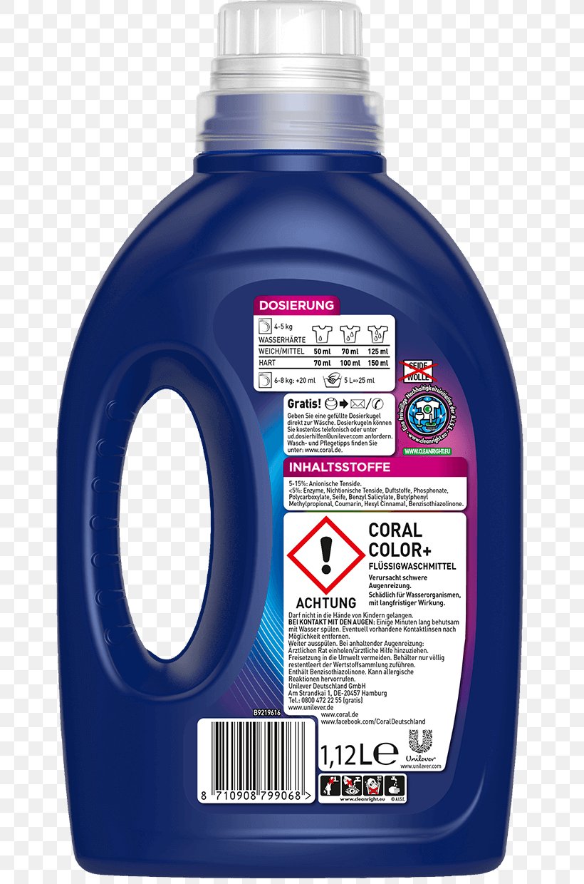 Liquid Laundry Detergent Washing Coral Vollwaschmittel+ 16 WL, PNG, 800x1240px, Liquid, Automotive Fluid, Color, Detergent, Dietary Fiber Download Free