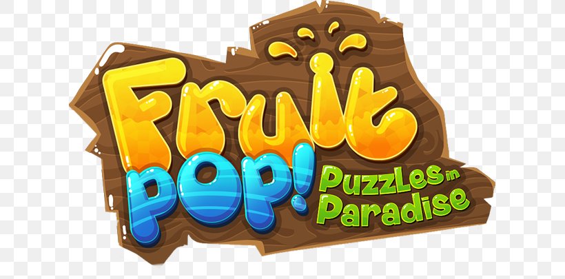 Fruit Pop! Puzzles In Paradise Apple Logo Brand, PNG, 619x405px, Fruit, Apple, Brand, Game, Grape Download Free