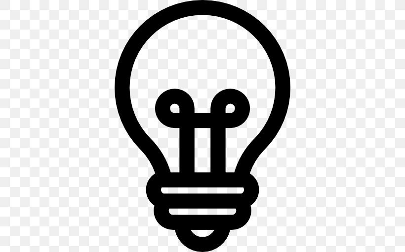 Light Bulb, PNG, 512x512px, Light, Area, Black And White, Electricity, Head Download Free