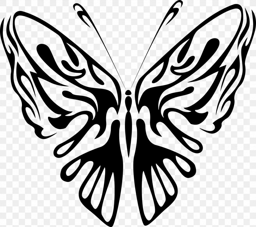 Butterfly Drawing Line Art Clip Art, PNG, 1920x1702px, Butterfly, Animal, Art, Arthropod, Black And White Download Free