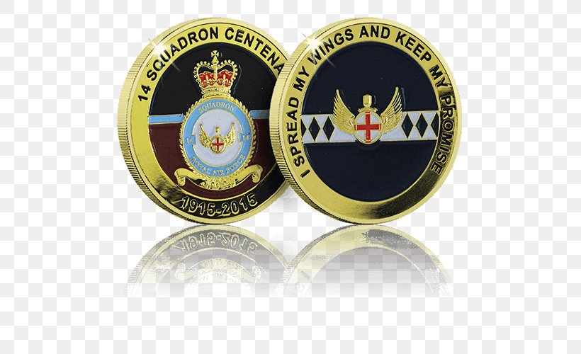 Challenge Coin Badge Emblem Royal Air Force, PNG, 500x500px, Coin, Badge, Brand, Challenge Coin, Emblem Download Free
