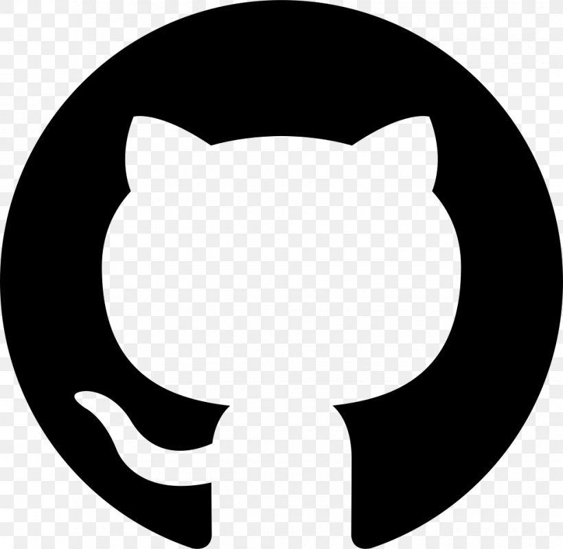GitHub Repository, PNG, 980x956px, Github, Artwork, Black, Black And White, Cat Download Free