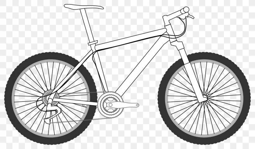 Bicycle Mountain Bike Cycling Drawing Clip Art, PNG, 1254x735px, Bicycle, Art Bike, Automotive Tire, Bicycle Accessory, Bicycle Drivetrain Part Download Free