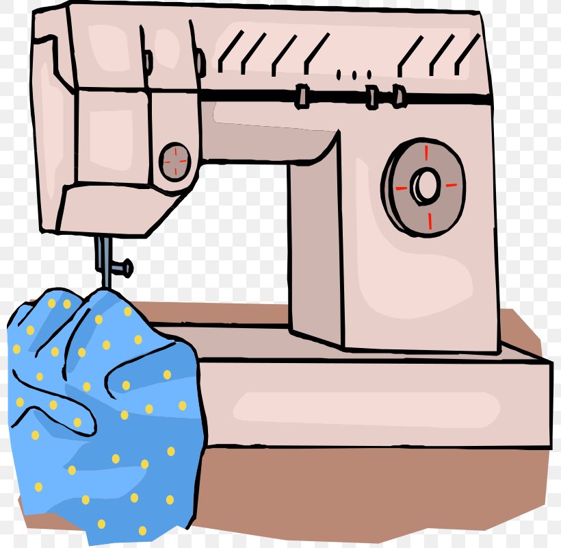 Sewing Machine Sewing Needle Clip Art, PNG, 800x800px, Sewing Machine, Area, Artwork, Machine, Material Download Free
