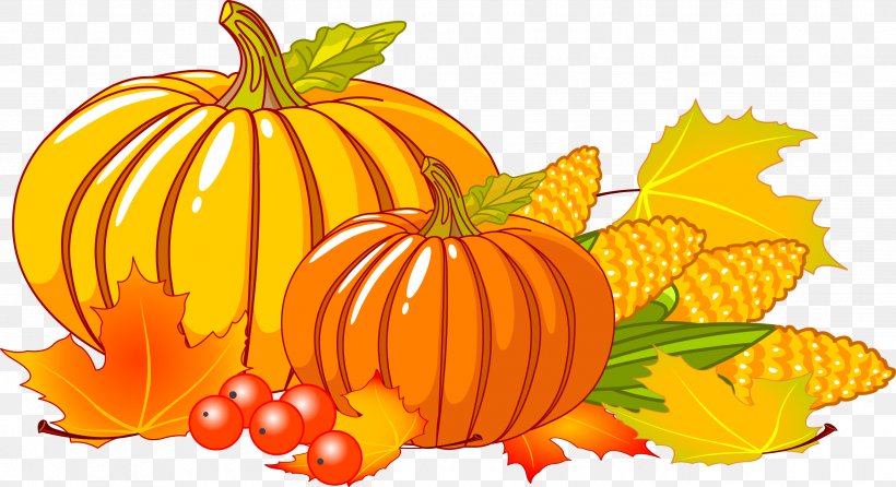Thanksgiving Autumn Clip Art, PNG, 2697x1467px, Thanksgiving, Autumn, Calabaza, Cornucopia, Cucumber Gourd And Melon Family Download Free