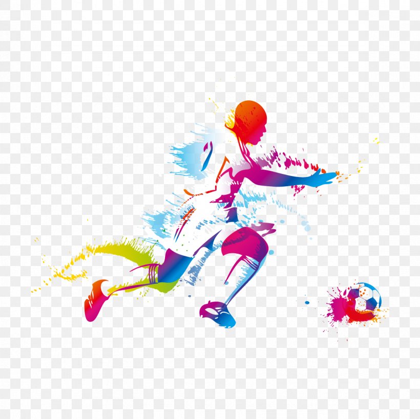 Football Player Mural Wall Decal Wallpaper, PNG, 1181x1181px, Football, Art, Ball, Fictional Character, Football Pitch Download Free