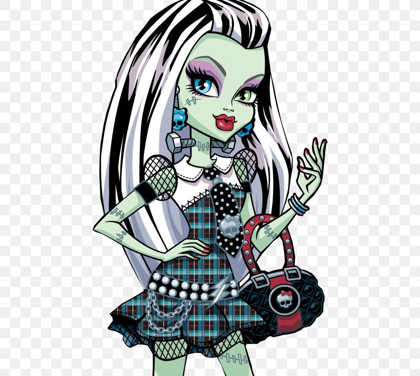 Frankie Stein Frankenstein Adam Monster High Basic Doll Frankie, PNG, 460x734px, Frankie Stein, Adam, Art, Blingee, Cartoon Download Free