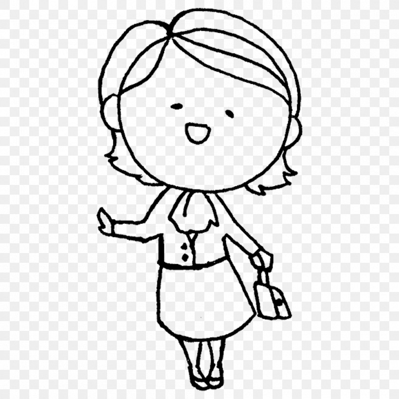 /m/02csf Cartoon Line Art Drawing, PNG, 1000x1000px, M02csf, Cartoon, Character, Drawing, Line Art Download Free