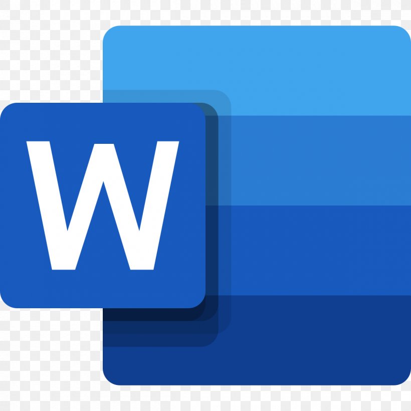 Microsoft Word Microsoft Office Microsoft Corporation Application Software Office 365, PNG, 1200x1200px, Microsoft Word, Apple, Brand, Company, Electric Blue Download Free