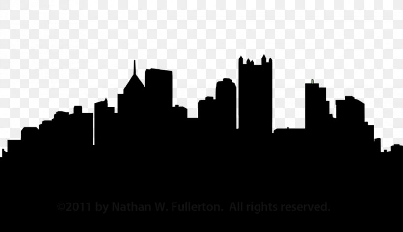 Pittsburgh Skyline Silhouette Clip Art, PNG, 1219x702px, Pittsburgh, Art, Black And White, Cartoon, City Download Free