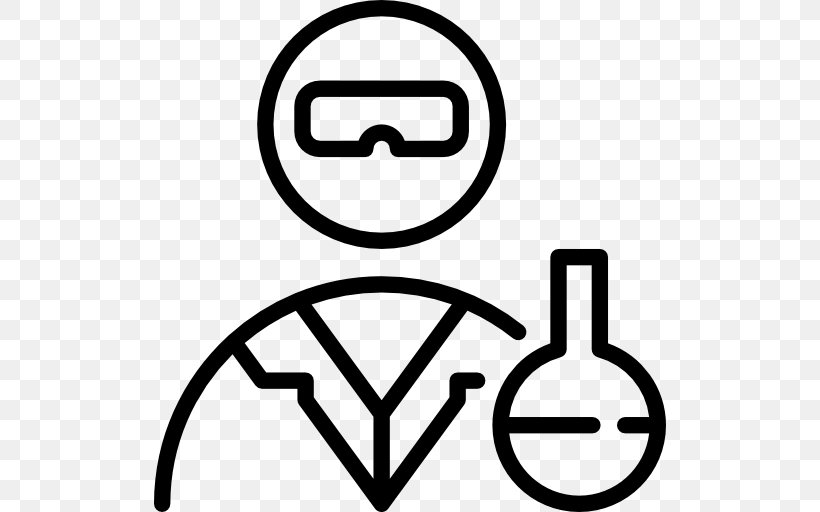 Laboratory Technician Scientist Science, PNG, 512x512px, Laboratory, Area, Black And White, Chemical Substance, Chemistry Download Free