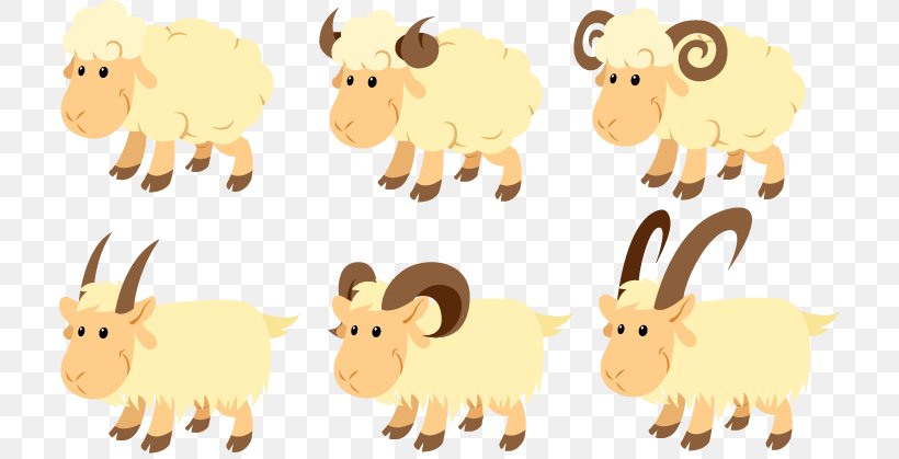 Sheep Goat Cattle Clip Art, PNG, 712x419px, Sheep, Animal Figure, Carnivoran, Cartoon, Cattle Download Free