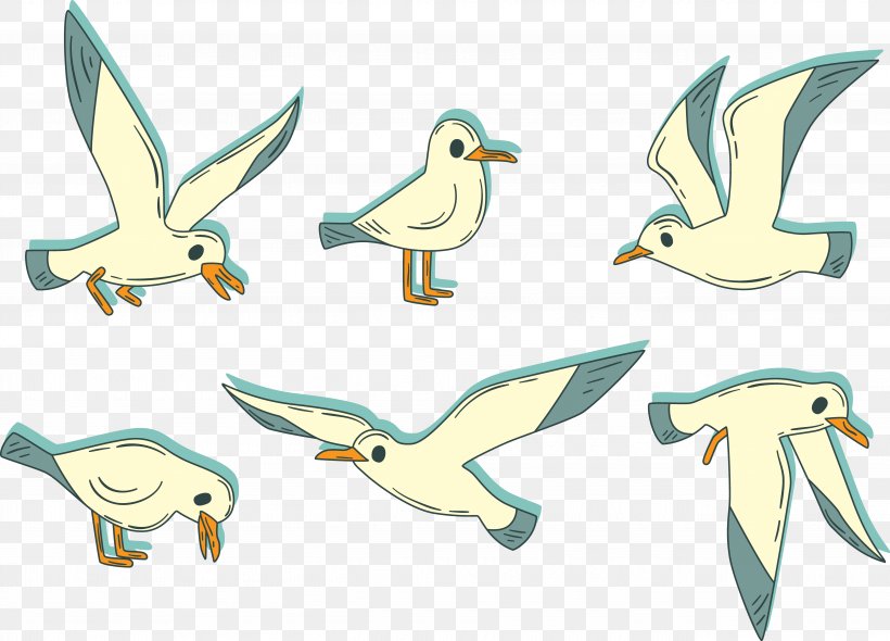 Bird Duck Albatross, PNG, 5231x3765px, Bird, Albatross, Art, Beak, Duck Download Free