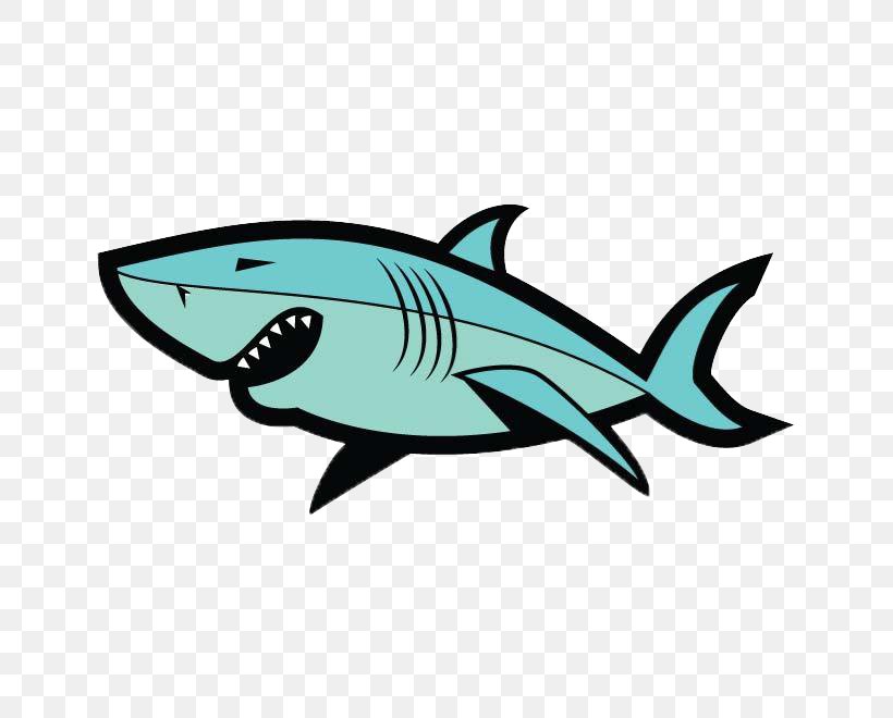 Shark Cartoon Illustration, PNG, 660x660px, Shark, Cartilaginous Fish, Cartoon, Fin, Fish Download Free