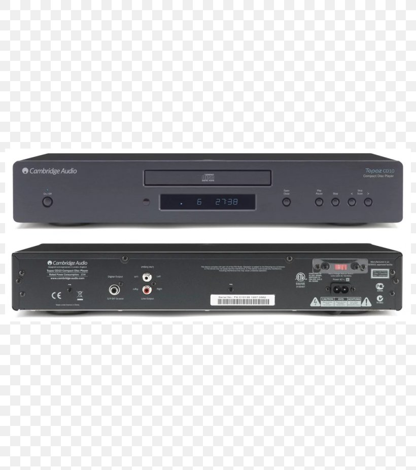 CD Player Cambridge Audio Digital-to-analog Converter Compact Disc, PNG, 800x927px, Cd Player, Amplifier, Audio, Audio Power Amplifier, Audio Receiver Download Free