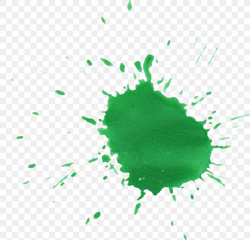 Green Watercolor Painting Splash, PNG, 833x799px, Green, Aqua, Blue, Color, Ink Download Free
