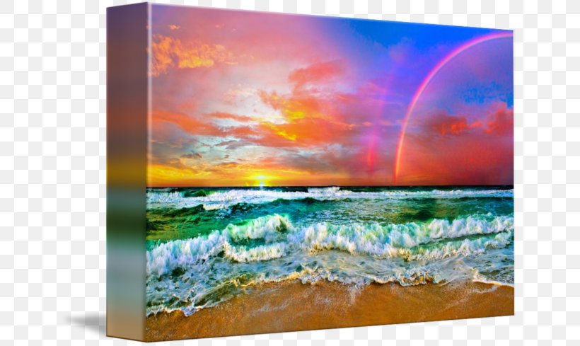 Shore Sky Painting Wind Wave Sea, PNG, 650x489px, Shore, Acrylic Paint, Beach, Clark Little, Heat Download Free