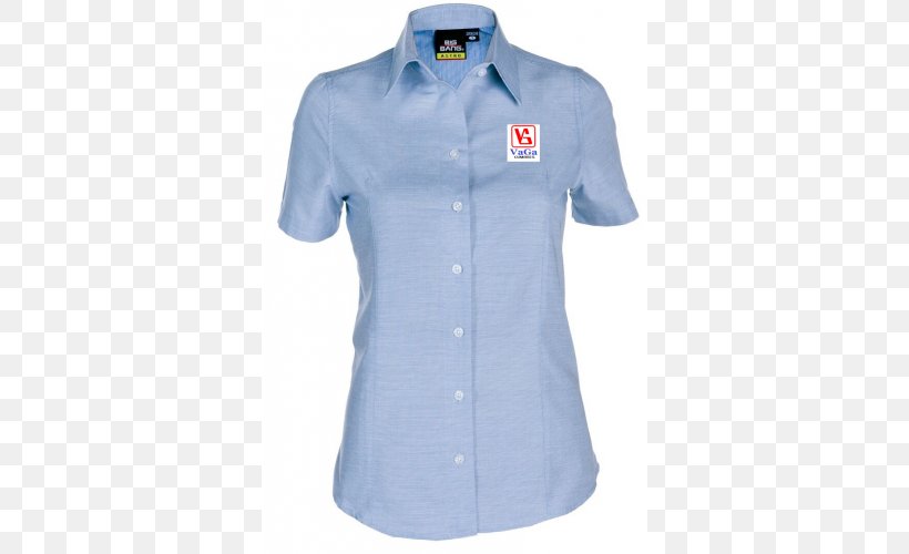 Blouse T-shirt Polo Shirt Sleeve, PNG, 500x500px, Blouse, Blazer, Blue, Button, Clothing Download Free