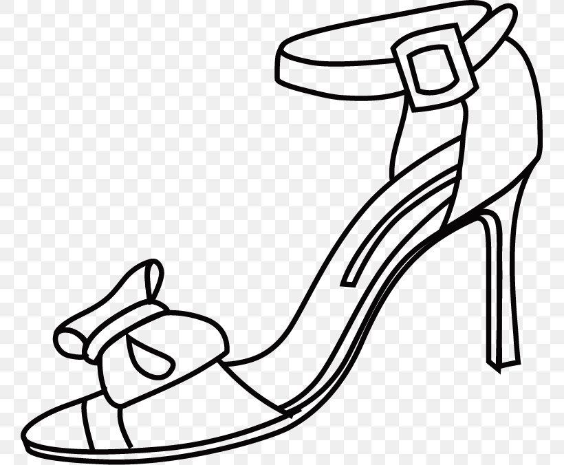 High-heeled Footwear Sandal Shoe Clip Art, PNG, 759x676px, Watercolor, Cartoon, Flower, Frame, Heart Download Free