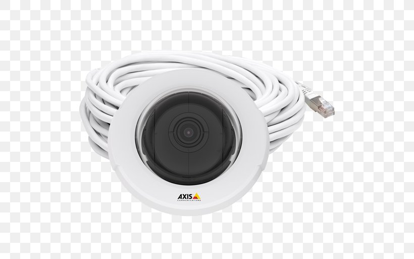 Axis Communications IP Camera Closed-circuit Television Camera Lens, PNG, 512x512px, Axis Communications, Angle Of View, Axis F4005 Dome Sensor Unit 0798001, Cable, Camera Download Free