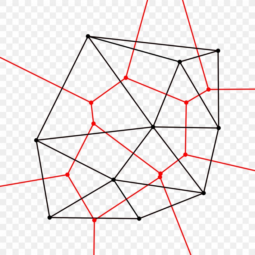 Delaunay Triangulation Voronoi Diagram Computational Geometry, PNG, 2000x2000px, Delaunay Triangulation, Algorithm, Area, Boris Delaunay, Computational Geometry Download Free