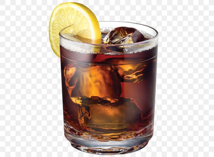 Rum And Coke Old Fashioned Glass Cocktail, PNG, 600x600px, Rum And Coke, Beer Glasses, Black Russian, Cocktail, Cocktail Glass Download Free