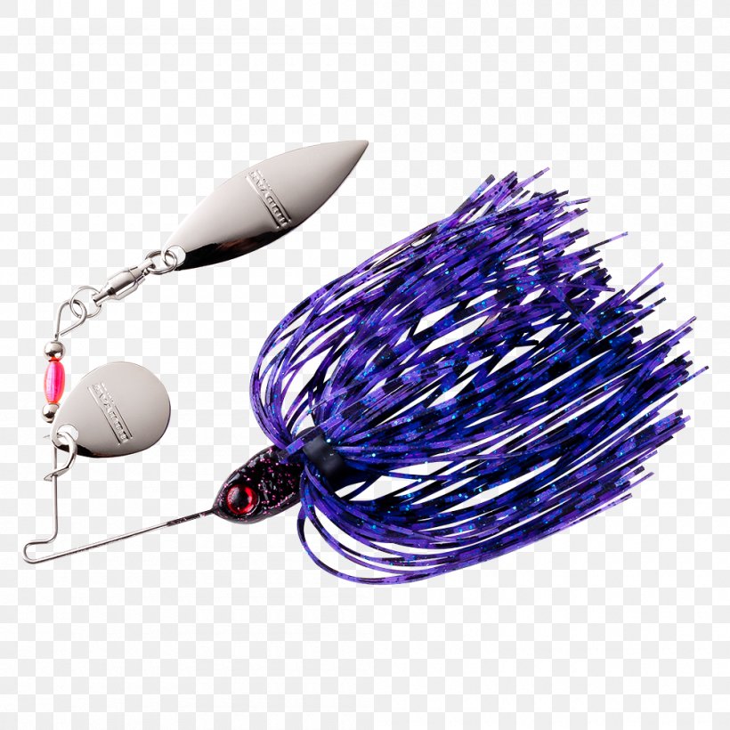 Spinnerbait Fishing Bait Booyah Purple, PNG, 1000x1000px, Spinnerbait, Bait, Booyah, Bow Wow, Color Download Free