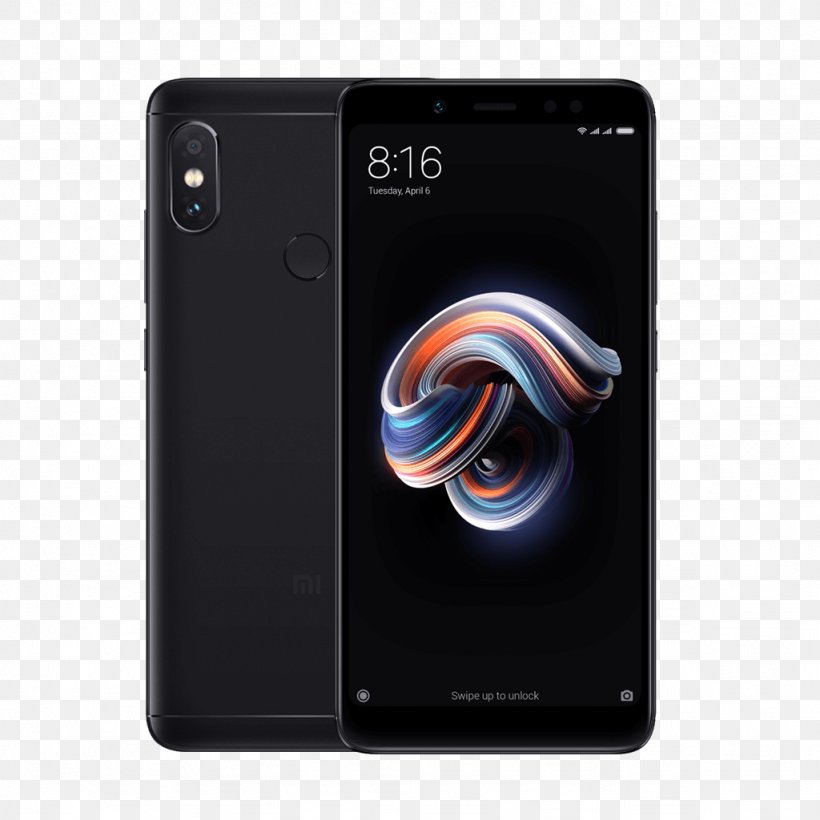 Xiaomi Redmi Note 5 Pro Smartphone, PNG, 1024x1024px, Redmi Note 5, Android, Black, Color, Communication Device Download Free