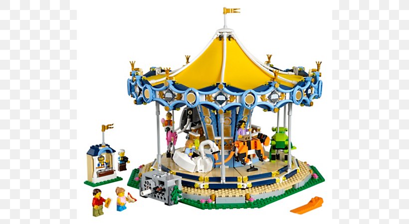 Amazon.com Lego Creator LEGO 10257 Creator Carousel Hamleys, PNG, 600x450px, Amazoncom, Amusement Park, Amusement Ride, Carousel, Hamleys Download Free