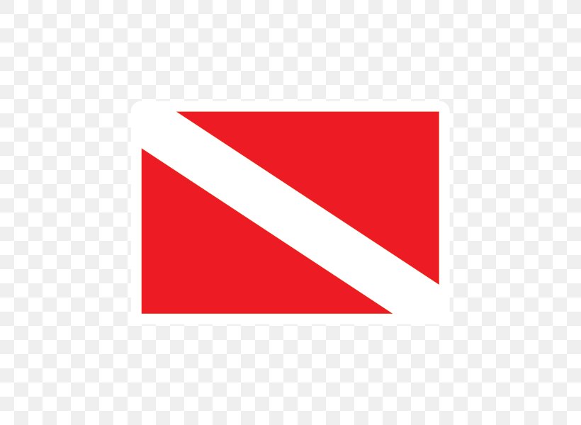 Diver Down Flag Scuba Diving Underwater Diving Rescue Diver Dive Log, PNG, 600x600px, Diver Down Flag, Area, Boating, Brand, Decal Download Free