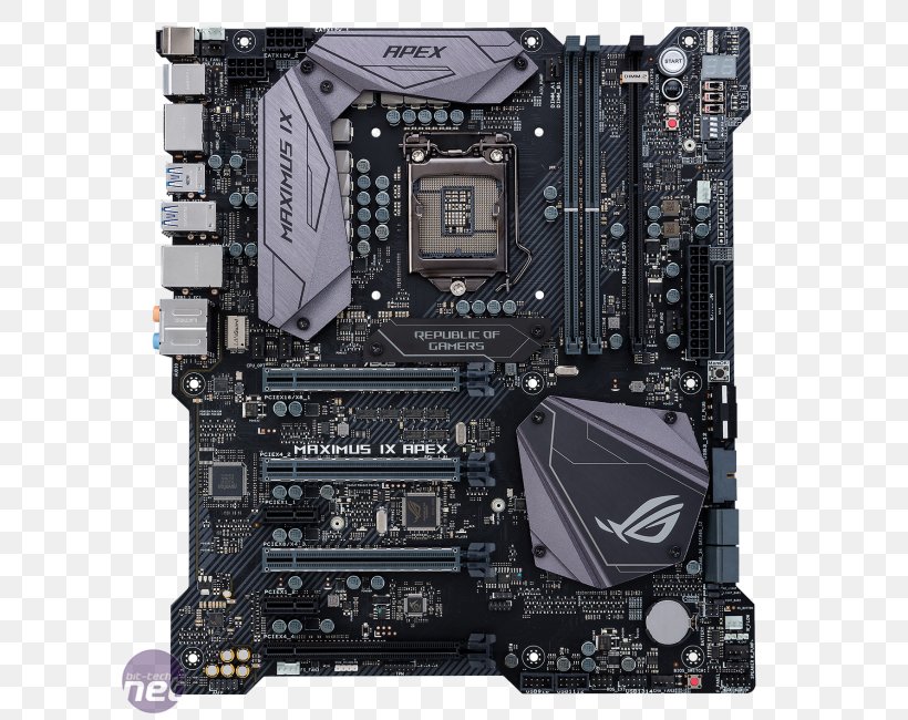 Intel Motherboard LGA 1151 DDR4 SDRAM Republic Of Gamers, PNG, 614x650px, Intel, Asus, Atx, Chipset, Computer Accessory Download Free