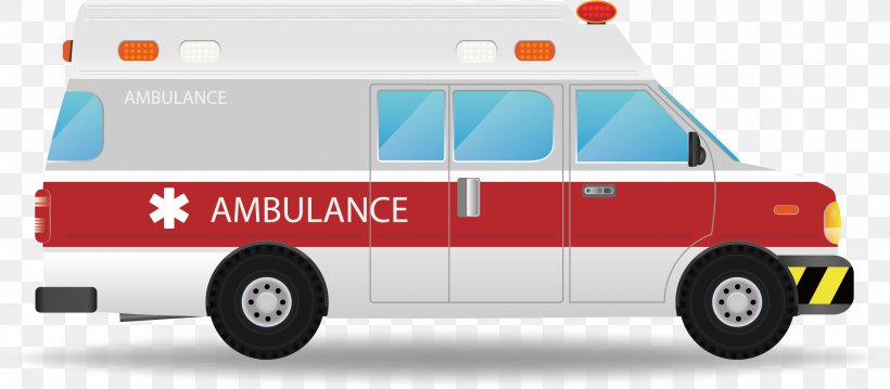 Car Ambulance Fire Engine Illustration, PNG, 2512x1101px, Car, Ambulance, Automotive Design, Brand, Cartoon Download Free