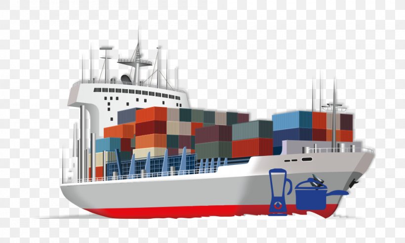 Container Ship Transport And Logistics Cargo, PNG, 1000x600px, Container Ship, Cargo, Cargo Ship, Dengiz Transporti, Ferry Download Free