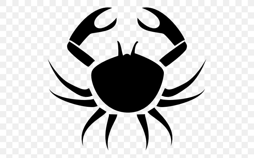 Crab Cancer Astrological Sign Symbol, PNG, 512x512px, Crab, Artwork, Astrological Sign, Astrological Symbols, Astrology Download Free