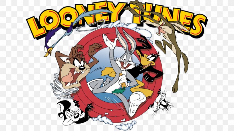 Daffy Duck Tasmanian Devil Sylvester Bugs Bunny Tweety, PNG, 1000x562px, Watercolor, Cartoon, Flower, Frame, Heart Download Free